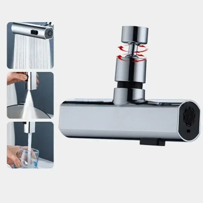 4 in 1 Kitchen Sink Faucet with Universal Swivel Shower Head