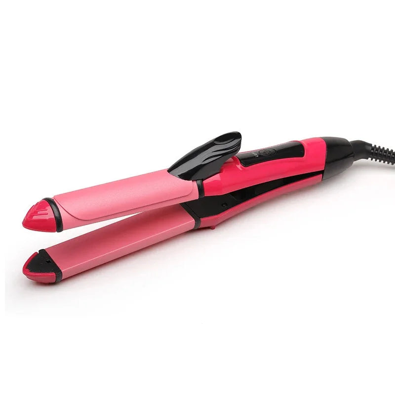 Nova 2 in 1 Hair Straightener & Curler – Professional Styling Iron (Fast Heat, Ceramic Plates)