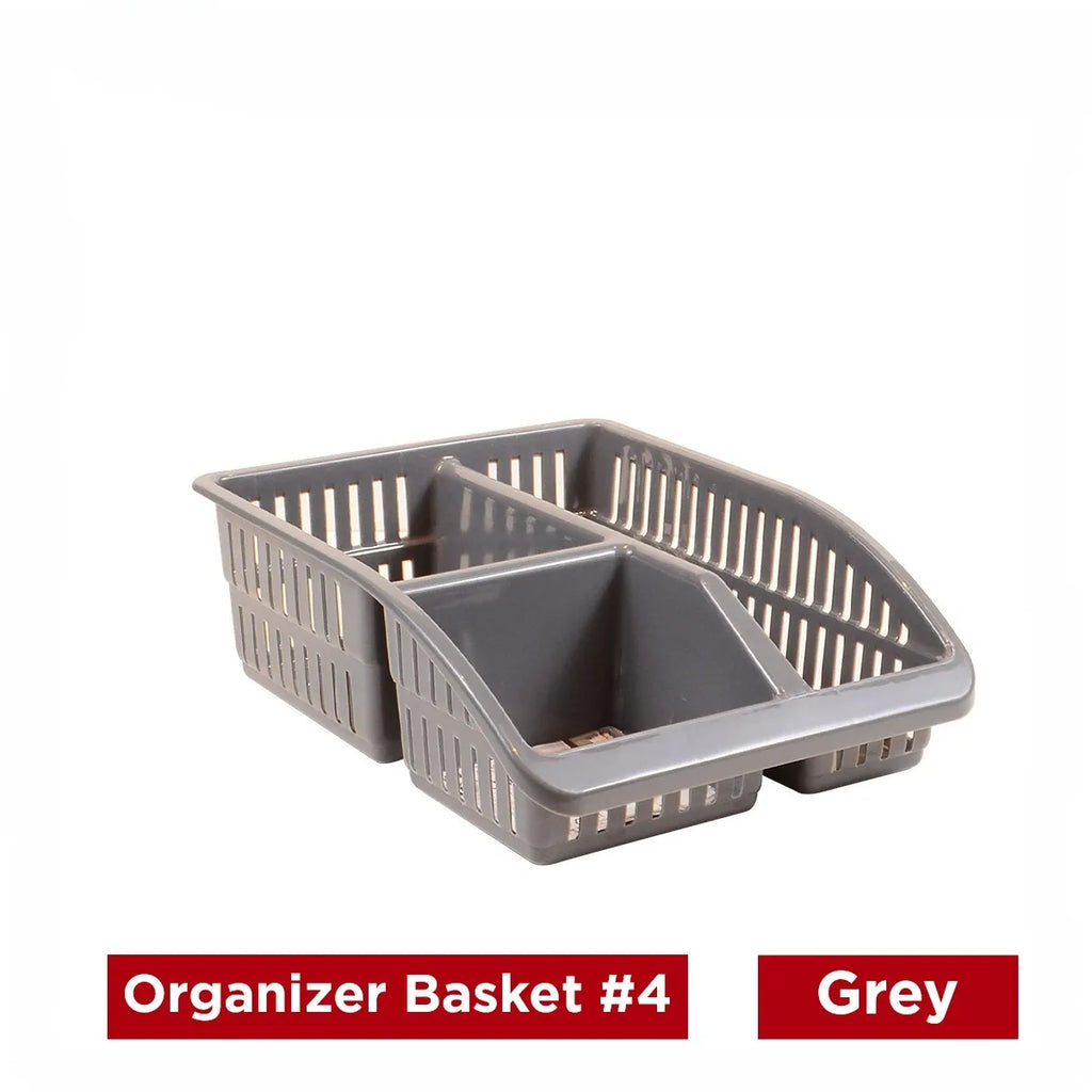 Organizer Basket #4 – Multi-Purpose Plastic Storage Basket | Kitchen, Fridge & Home Organizer