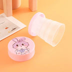 Magic Glass – Collapsible Foldable Kids Cup with Lid (Portable & Cute Design)
