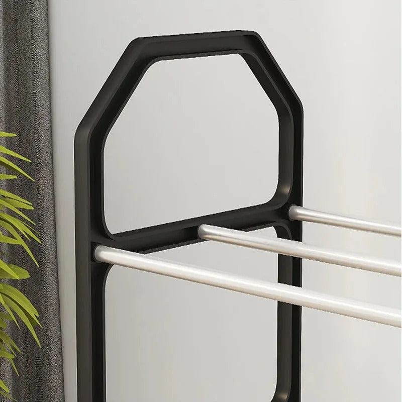 4 Tier Shoe Rack – Space Saving Shoe Organizer Shelf for Home & Entryway