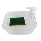 Square Soap Pump Dispenser with Sponge Holder – Kitchen Soap Organizer 💧