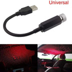 Car USB LED Star Light Projector – Interior Ambient Galaxy Light for Car