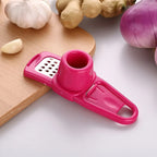 Pack of 2 Mini Garlic Cutter & Grater – Manual Garlic Crusher Tool | Easy Ginger & Garlic Mincer