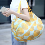 Foldable Zipper Storage Bag – Large Capacity Travel & Shopping Tote