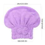 Pack of 2 Bath Towel cap