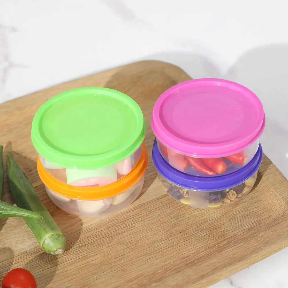 Food Storage Containers Pack of 6 – Airtight Mini Storage Boxes | Kitchen & Lunch Storage Set