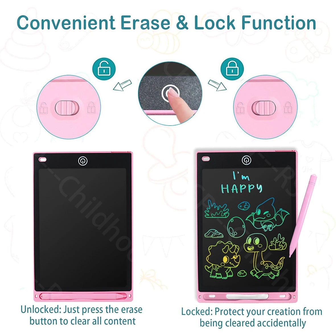 8.5 Inch LCD Writing Tablet for Kids – Digital Drawing & Writing Pad