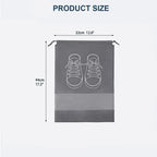 Pack of 3 Non-Printed Shoes Storage Bag – Travel Drawstring Shoe Organizer (Dustproof)