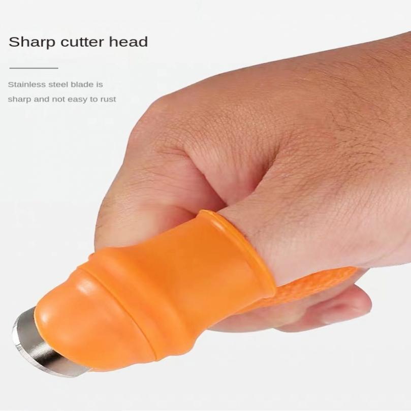 Silicone Finger Vegetable Peeler & Thumb Knife – Safe Kitchen Cutting Protector