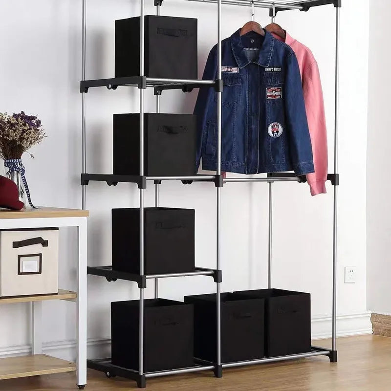 Pack of 2 Foldable Toy Storage Box – Multi-Purpose Fabric Organizer with Handle