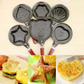 Mini Nonstick Egg Frying Pan – Cute Shape Omelette & Pancake Maker | Heart, Star & Cartoon Design Pan