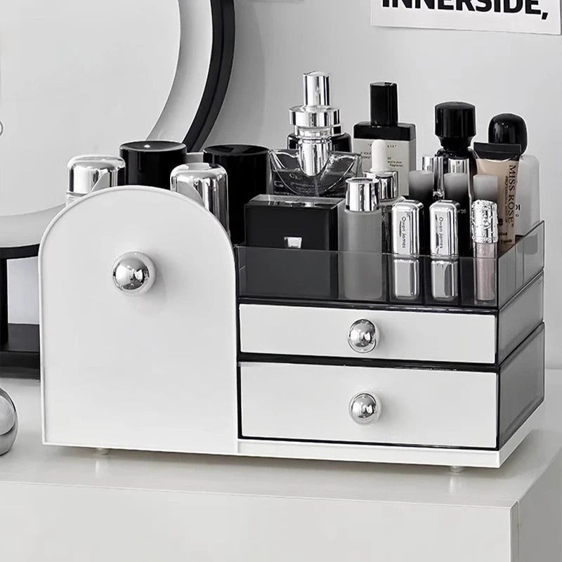 Luxury Cosmetic Organizer with Drawers – Premium Makeup & Skincare Storage Box