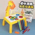 Kids Projector Drawing Table – LED Art Learning Table with Markers