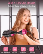 3-in-1 One Step Hot Air Straightener Brush for Hair Dryer and Styler