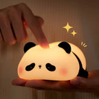 Cute Panda Rechargeable Night Lamp – Soft Silicone LED Touch Light
