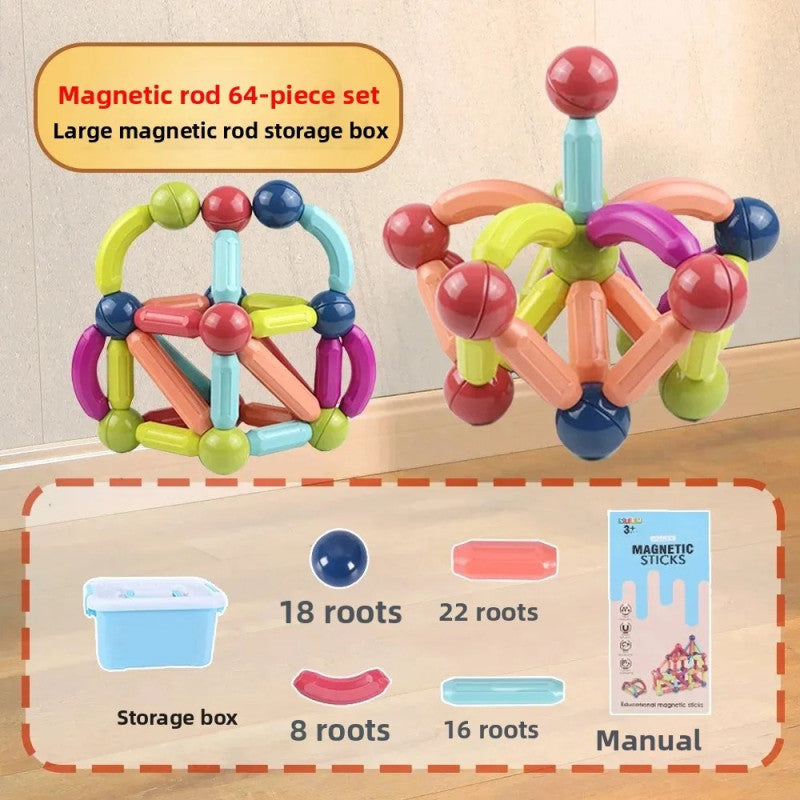 Magnetic Building Toys Set for Kids | Educational STEM Blocks