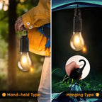 Solar Camping LED Bulb – Rechargeable Hanging Light for Outdoor, Emergency & Load Shedding