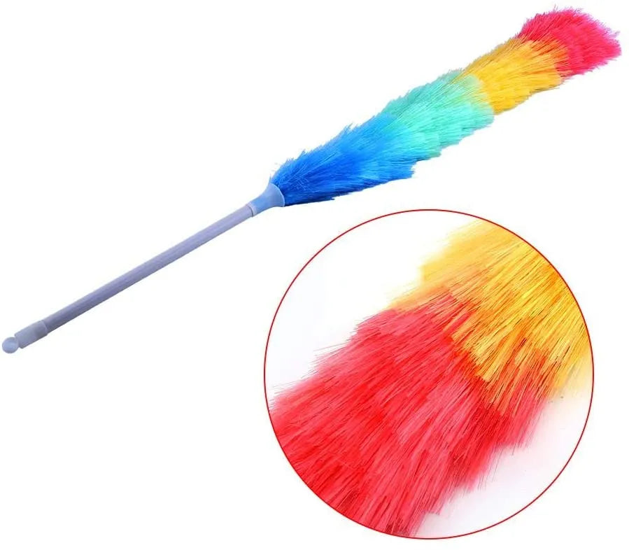 Rainbow Brush Duster Microfiber for Cleaning Home Furniture Multicolor
