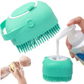 Silicone Bath Brush with Soap Dispenser – 2 in 1 Body Scrubber & Skin Massager