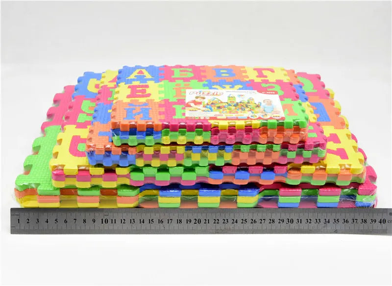 Baby Foam Puzzle Mat (A-Z & Numbers) | Soft EVA Play Mat for Kids