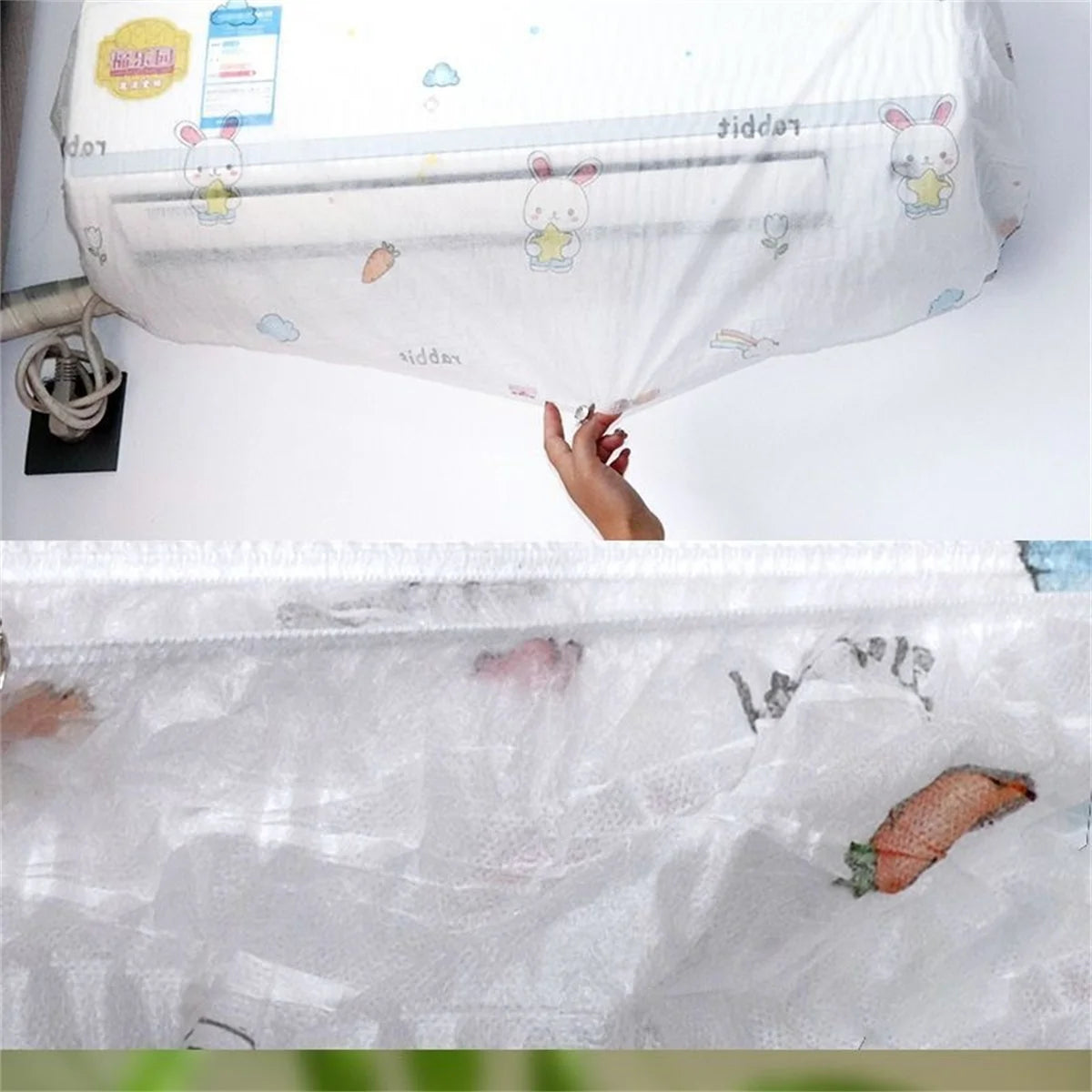 Premium Air Conditioner Dustproof Cover – Washable Protective AC Cover