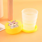 Magic Glass – Collapsible Foldable Kids Cup with Lid (Portable & Cute Design)