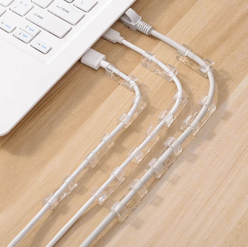 Cable Clips with Strong Self-Adhesive ( Pack of 16 )