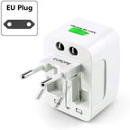 Universal Travel Adapter with USB Charging Ports – Worldwide Plug Converter | Fast Charging Multi Plug
