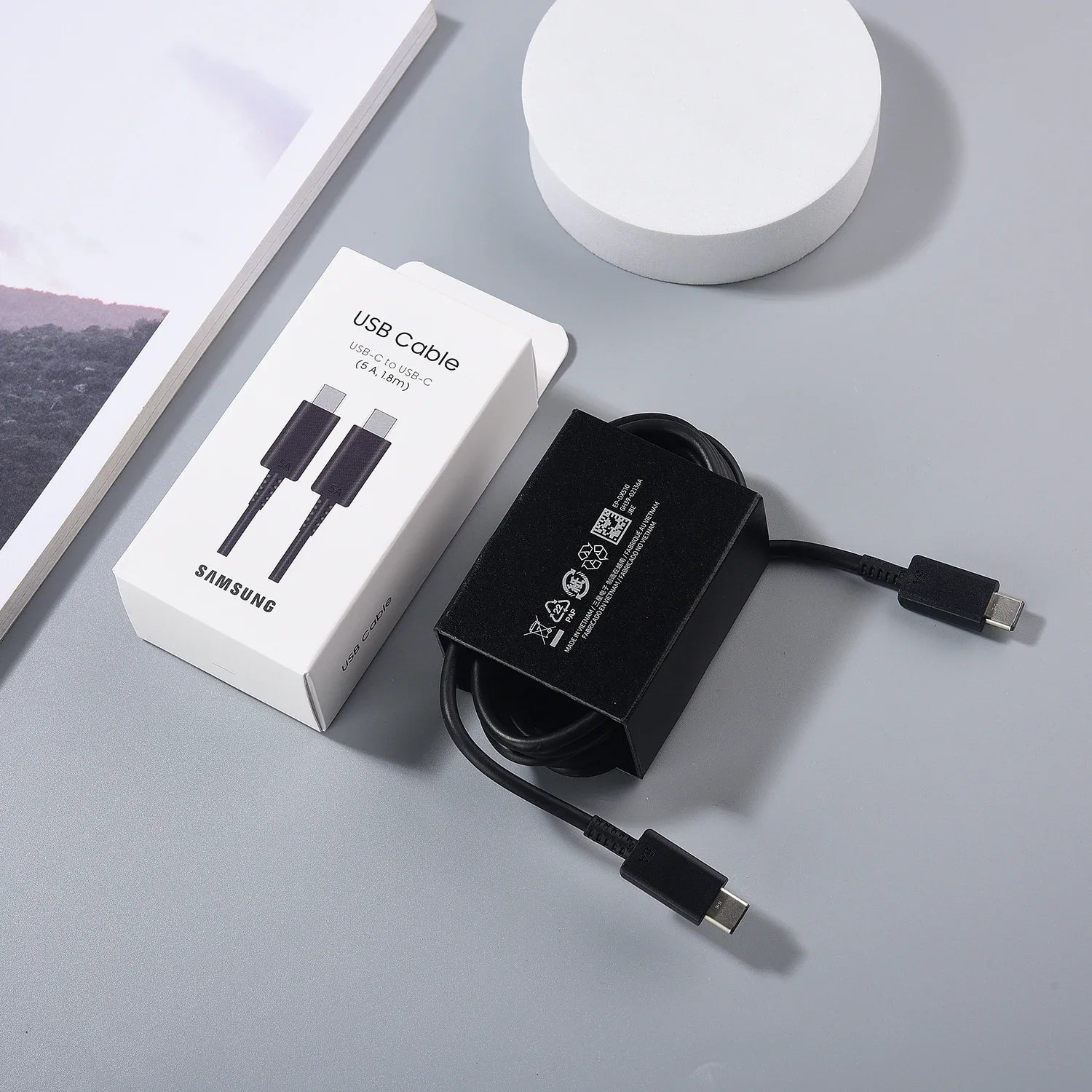 Samsung USB Type-C Cable – Fast Charging & Data Sync (Durable Original Quality)