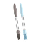 Oil Push Silicone Brush – BBQ Oil Dispenser Brush for Cooking & Baking