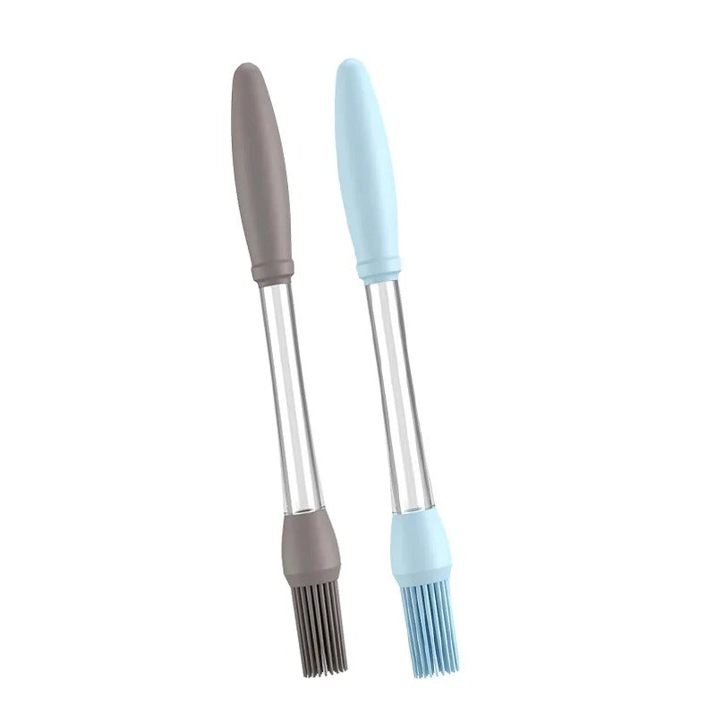 Oil Push Silicone Brush – BBQ Oil Dispenser Brush for Cooking & Baking