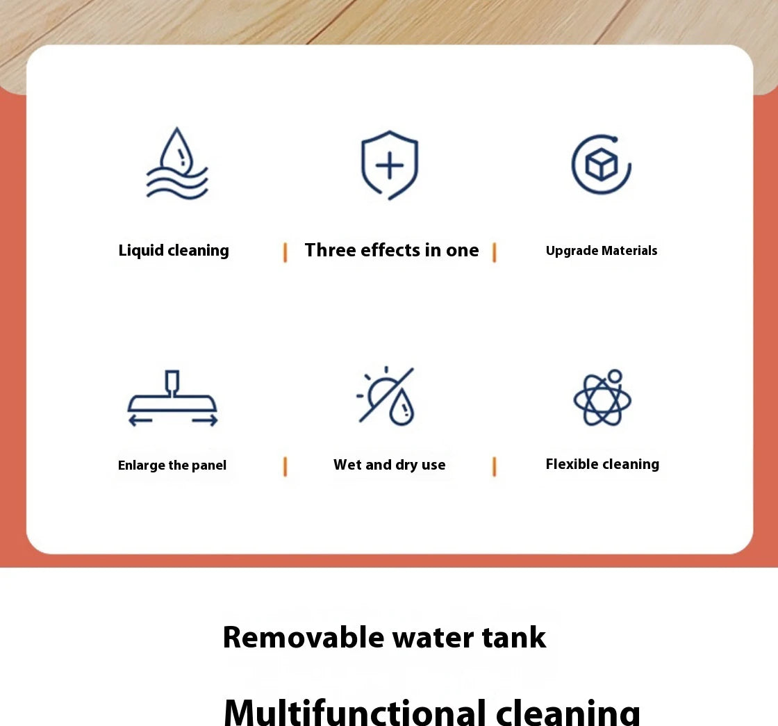 Spray Mop Aurora – Flat Floor Cleaner with Built-in Water Spray | Reusable Microfiber Mop