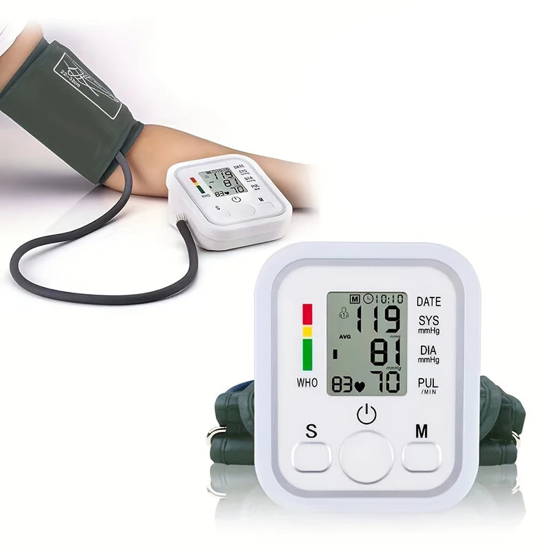 Digital Blood Pressure Monitor – Fully Automatic BP Machine with LCD Display
