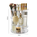 Diamond Cut Makeup Organizer (10 Inch) – 360° Rotating Cosmetic Storage Box