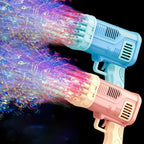 32 Hole Bubble Gun Bazooka for Kids – Automatic Bubble Blaster Toy