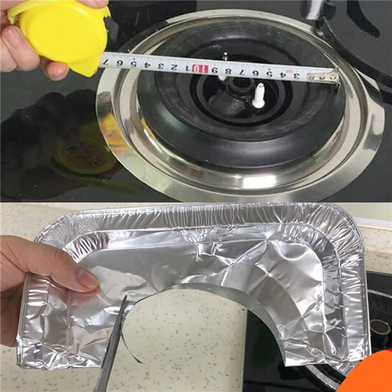 Disposable Gas Stove Covers (10pcs) – Oil-Proof Burner Protectors