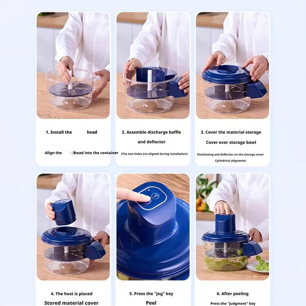 Automatic Electric Fruit & Vegetable Peeler Machine – Hands-Free Kitchen Peeling Tool