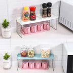 Kitchen Storage Stand Rack – Multi Purpose Shelf Organizer | Countertop Expandable Storage Stand