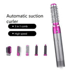5 in 1 Hot Air Hair Brush – Multi-Function Hair Styler Dryer, Curler & Straightener (Imported China Model)