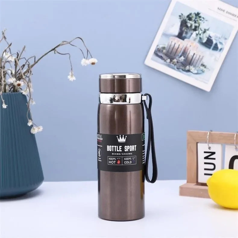 800ML Stainless Steel Water Bottle – Insulated Hot & Cold Sport Bottle