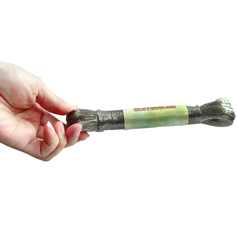 Heavy Duty 20 Meter PVC Metal Inner Rope for Laundry Wet Clothes