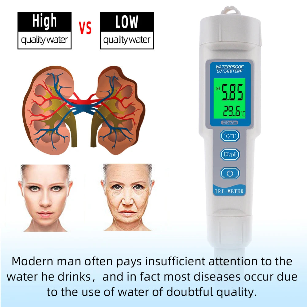 WaterPortable LCD Digital TDS Water Quality Tester