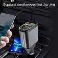 45W Car Phone Charger – Multi-Port Fast Charging USB A + Type-C Car Adapter