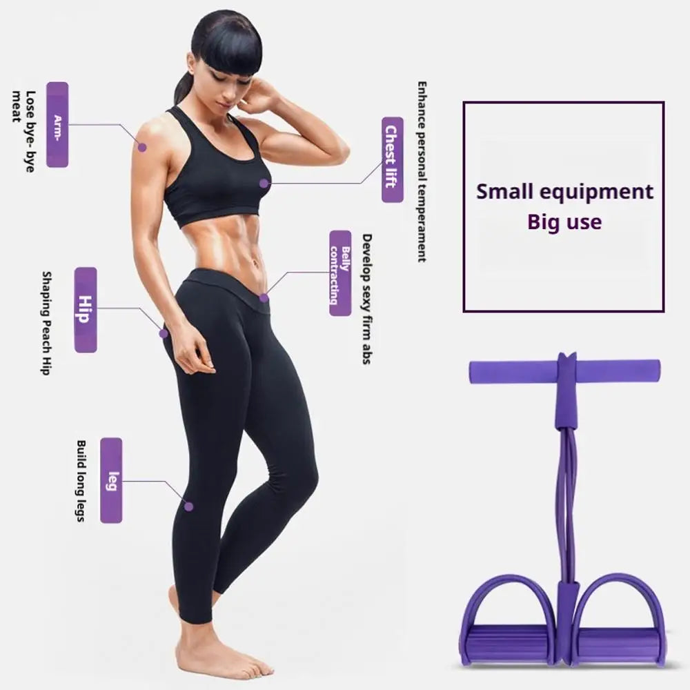 Heavy Duty Peddle Puller Tummy Trimmer Exercise Fitness Band
