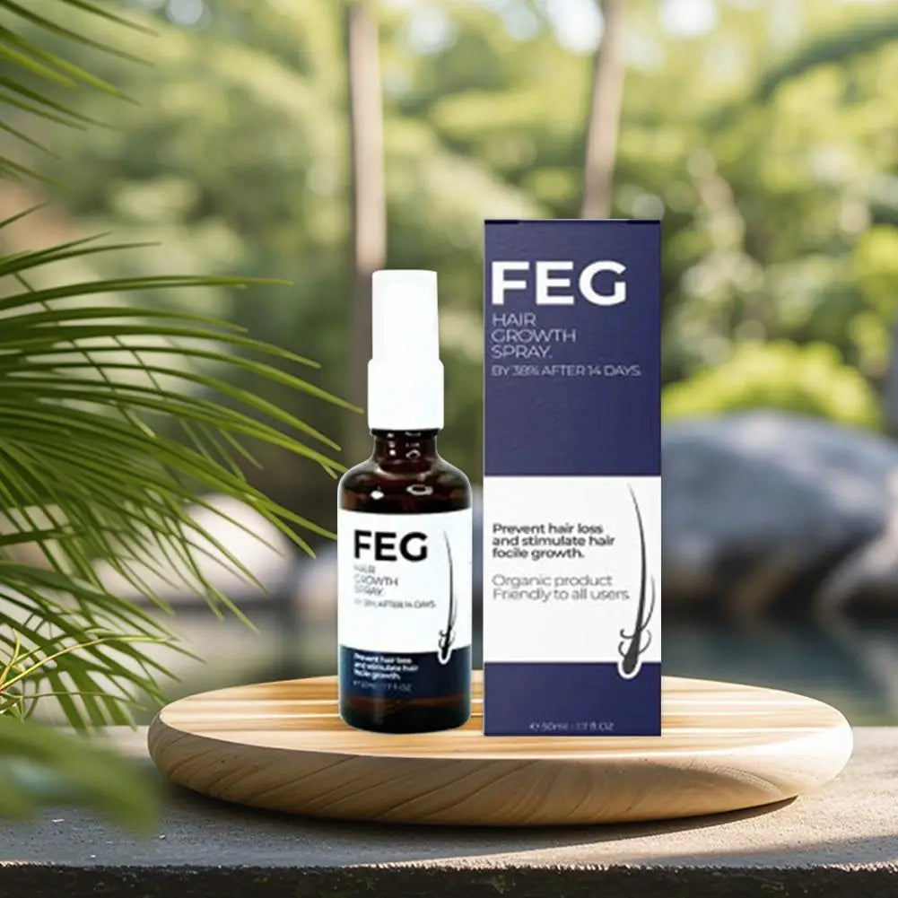 FEG Hair Growth Spray – Anti Hair Fall Treatment | Fast Hair Regrowth & Stronger Hair Formula