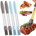 Oil Push Silicone Brush – BBQ Oil Dispenser Brush for Cooking & Baking