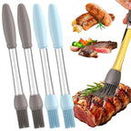 Oil Push Silicone Brush – BBQ Oil Dispenser Brush for Cooking & Baking