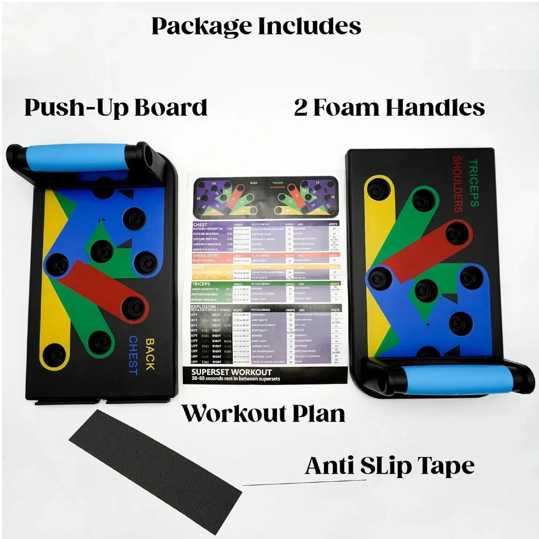 Push Up Board Comprehensive Fitness Pushup Stand