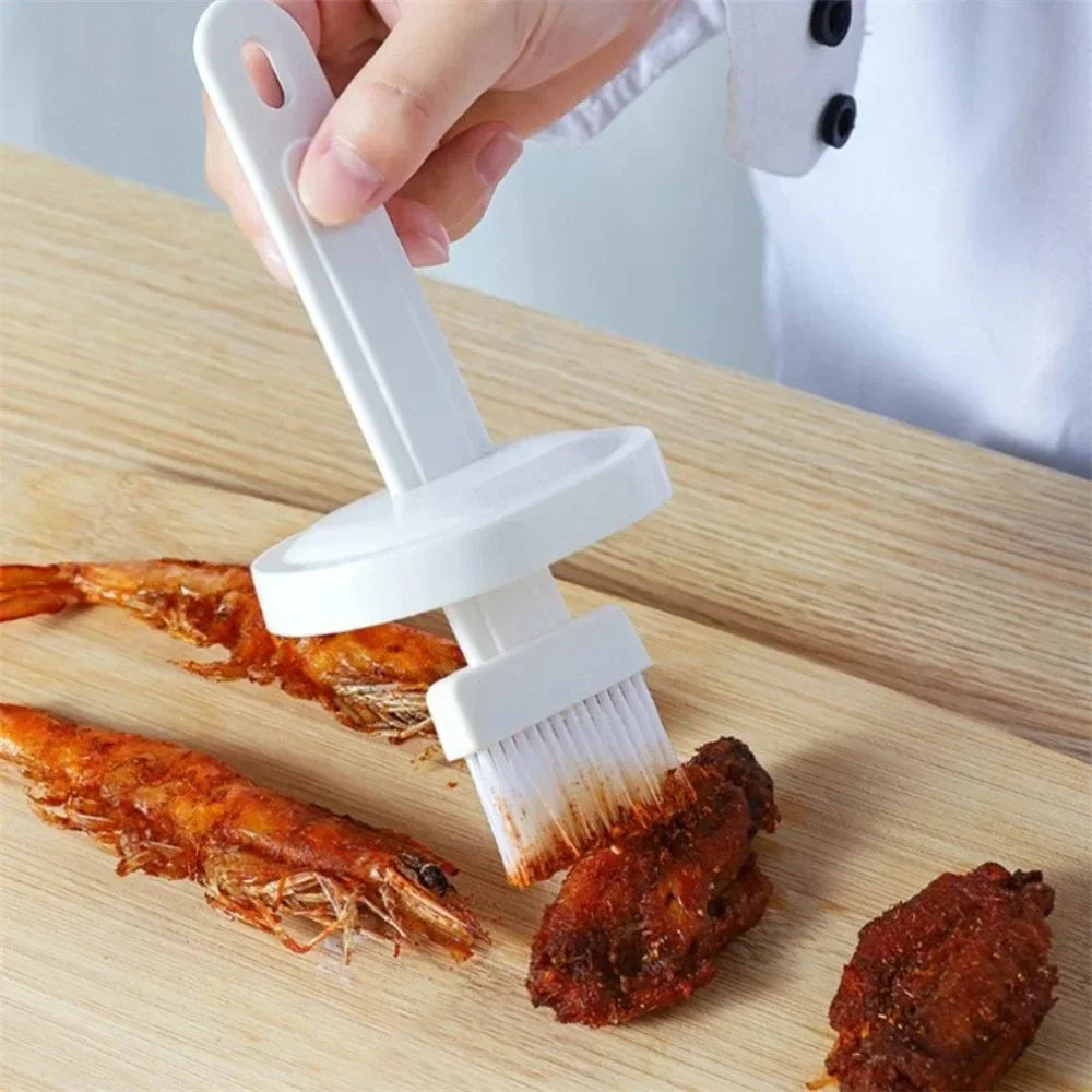Oil Brush With Bottle Oil Dispenser
